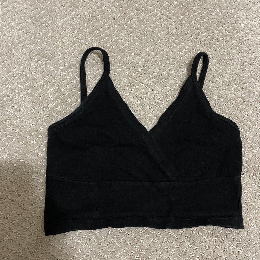 Brandy Melville Black Cropped Cami